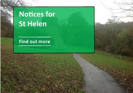 Notices for St Helen